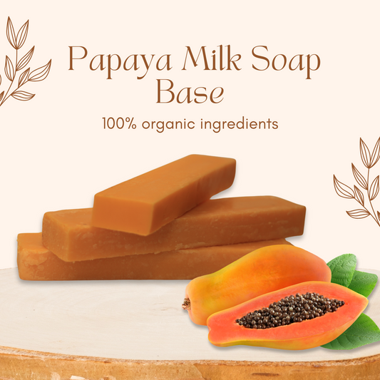 Saki Redolence Premium Soap Bases (Papaya Milk , Goat Milk, Shea Butter, Red Wine)