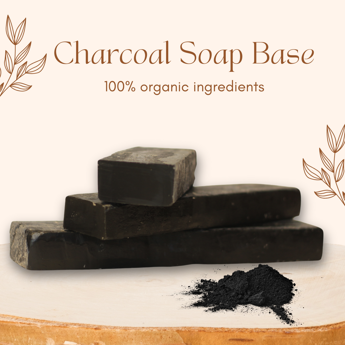 Saki Redolence Essential Soap Bases (Charcoal)