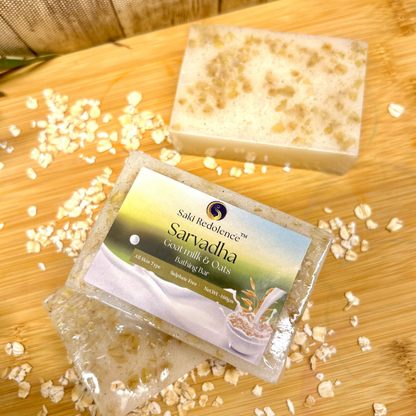 Sarvadha Goat Milk & Oats Soap – Gentle Exfoliating Soap with Goat Milk & Oats (100gm)