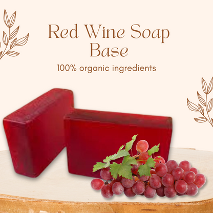 Saki Redolence Premium Soap Bases (Red Wine)