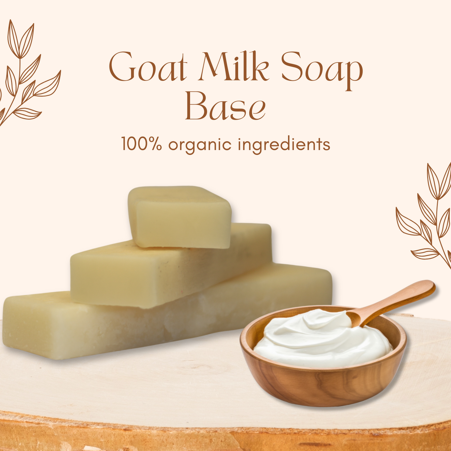 Saki Redolence Premium Soap Bases (Goat Milk)