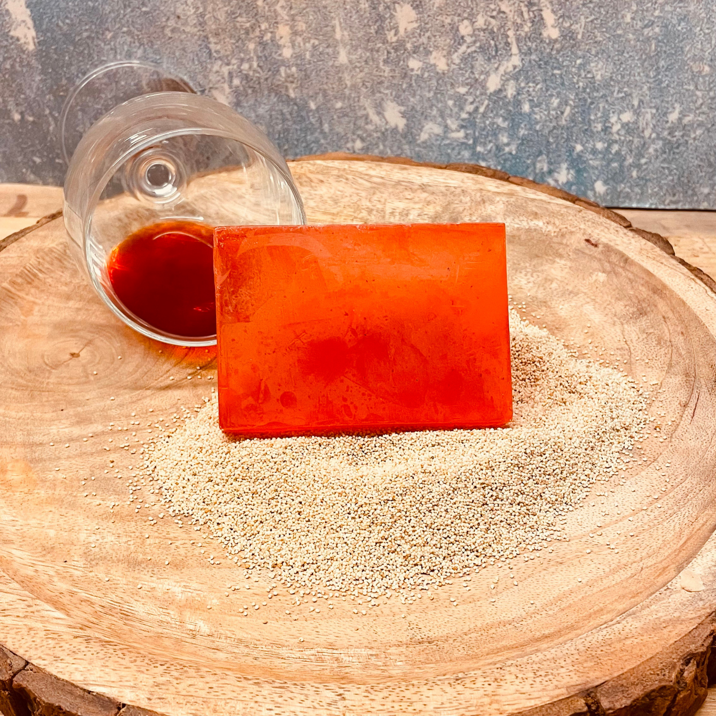 Samsara Redwine & Poppy Seeds Soap – Antioxidant-Rich Soap with Red wine & Exfoliating Poppy Seeds(100gm)