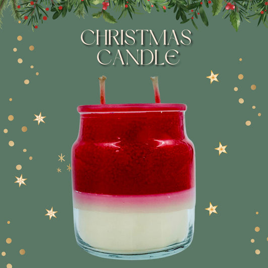 Strawberry Muffin Glass Jar Candle – A Sweet Christmas Delight