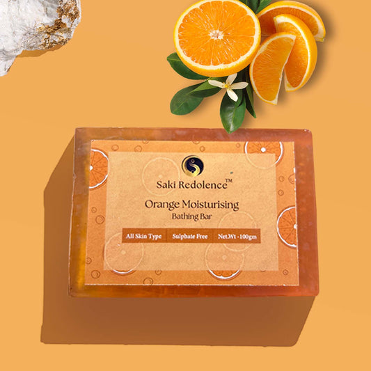 Orange Moisturising Soap – Refreshing Orange Soap for Hydrated, Radiant Skin (100gm)