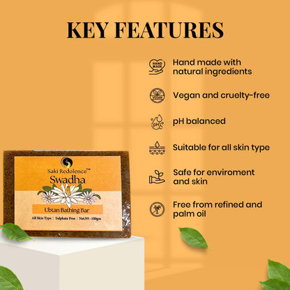 Swadha Ubtan Bathing Bar – Traditional Ubtan Soap for Natural Skin Brightening (100gm)