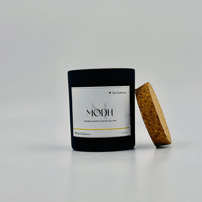 Modh – Scented Candle with Coastal Breeze & Subtle Aqua Freshness (250gm)