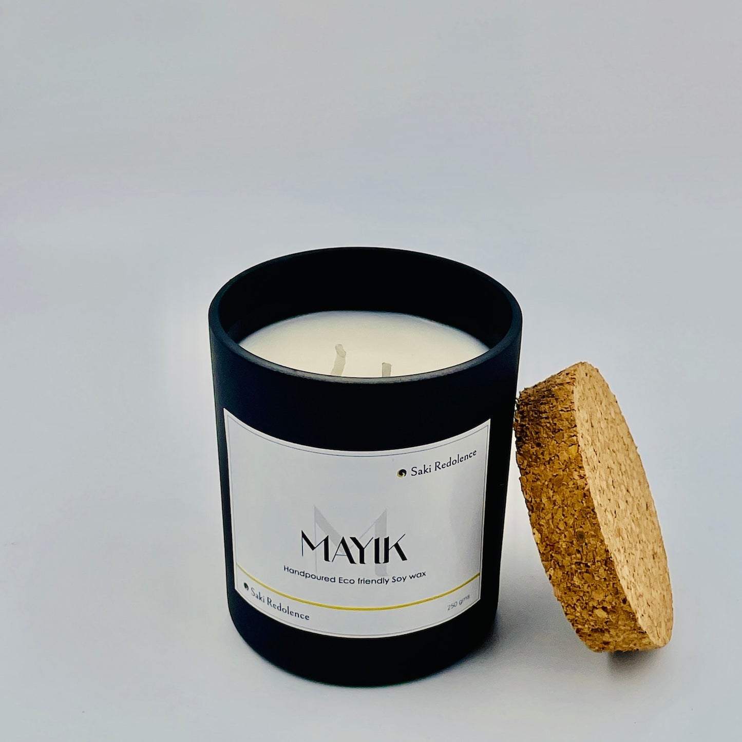 Mayik – Scented Candle with Orange Blossoms & Sandy Woods Fragrance (250gm)